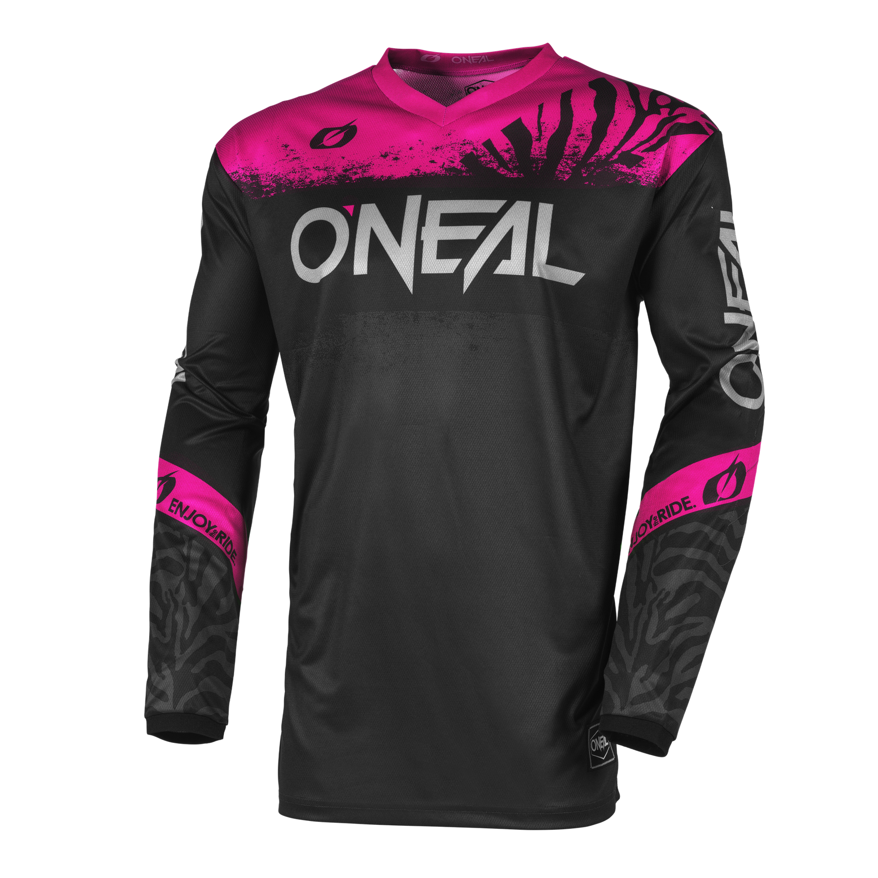 https://cdn.oneal.eu/assets/_default_upload_bucket/2025_ONeal_ELEMENT%20Women%C2%B4s%20Jersey%20SHOCKER%20V.25_black_pink_front.png